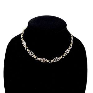 16in Sterling Silver Decorative Necklace